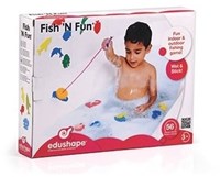Edushape Badspeelgoed Vis Plezier - 4 hengels & 36 vissen in doos-2