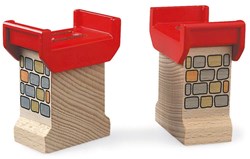 Brio spoorbrug pijlers - brug accessoires voor treinbanen