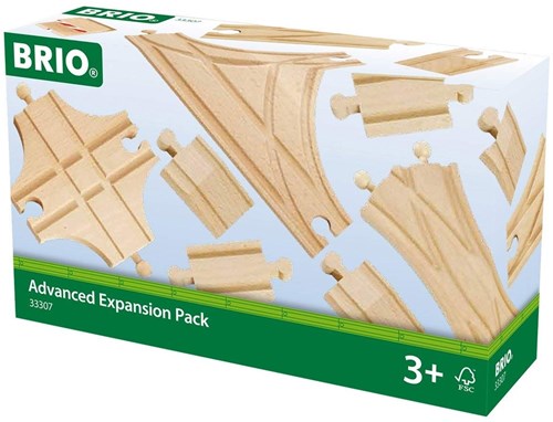Brio Treinrails uitbreidingsset voor experts 11-delig - houten speelgoed-2