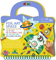 Avenir Foil Art - Creatief Ruimte Boek voor kinderen - knutselplezier