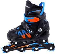 Alert inline skates kinderskates oranje maat 31-34 verstelbaar-2