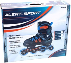 Alert inline skates kinderskates oranje maat 31-34 verstelbaar