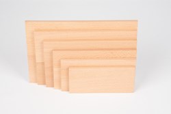 TickiT houten bouwpanelen architect rechthoekig - 6 stuks speelgoed