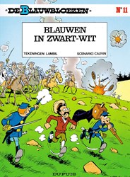 Standaard stripboek De Blauwbloezen 11 - Blauwen in zwart-wit avontuur
