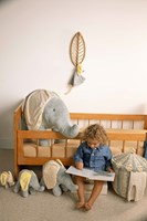 Happy Horse knuffel olifant Emmett 15 cm grijs-geel baby pluche-2