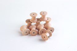 TickiT houten knutselspoelen - set van 10 natuurlijk hout