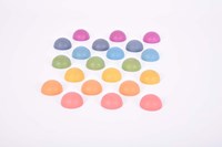 TickiT houten speelgoed regenboog halve bollen - educatief spel-3
