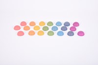 TickiT houten speelgoed regenboog halve bollen - educatief spel