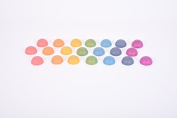 TickiT houten speelgoed regenboog halve bollen - educatief spel