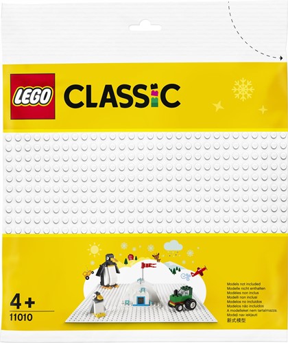 LEGO Classic Witte bouwplaat - 11010