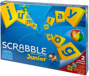 Mattel Kinderspel Scrabble Junior mattel kopen in de aanbieding