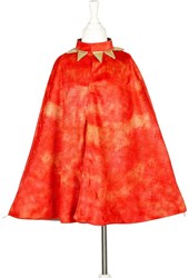 Souza for Kids ridder cape - rode draak omkeerbaar, 4-7 jaar, 104-122 cm