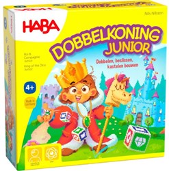 Haba educatief spel Dobbelkoning junior - leerzaam dobbelspel voor kinderen