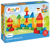 PolyM bouwblokken Architect Starter Kit - kleurrijke blokken speelplezier-2
