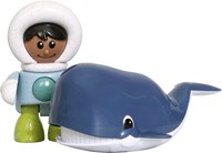 Tolo BIO speelgoedset walvis en pooljongen - educatief duurzaam speelgoed-3