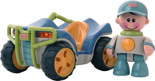 Tolo quad speelgoed First Friends met jongen - duurzaam en educatief-2