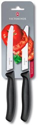 Victorinox Classix Tafelmes rond kartel 11cm 2st - zwart