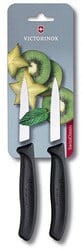 Victorinox Classic groente/schilmes kartel 8cm 2st - zwart