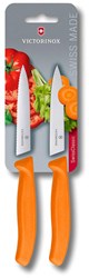 Victorinox Classic Officemes glad/kartel 10cm 2st - oranje