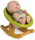 Tolo BIO baby met wieg - duurzaam speelgoed voor kinderen