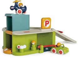 Tolo BIO Garage inclusief auto en helikopter