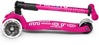 Micro step Maxi Deluxe opvouwbaar LED roze neon kinderstep-2