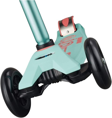 Micro step Maxi Deluxe LED Mint - Kinderstep met LED wielen en verstelbaar stuur-2