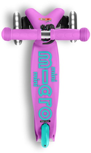 Micro kinderstep Mini Micro Deluxe LED lavendel - verstelbaar stuur-3