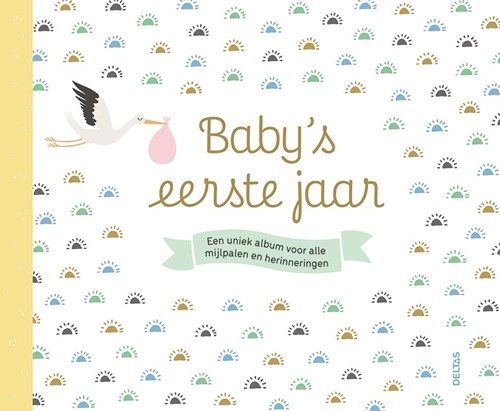 Deltas babyalbum Baby's eerste jaar - invulboek voor herinneringen