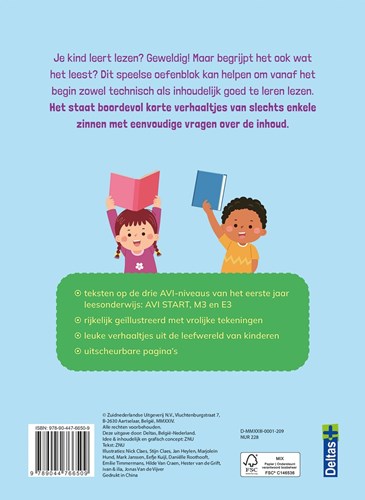 Deltas - Oefenblok begrijpend lezen voor kinderen AVI start M3 E3-2