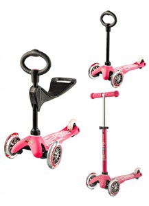 Micro Mini Step 3In1 Deluxe Roze micro kopen in de aanbieding Micro Mini Step 3In1 Deluxe Roze micro kopen in de aanbieding