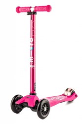Micro kinderstep Maxi Deluxe roze - verstelbaar stuur - 3 wielen