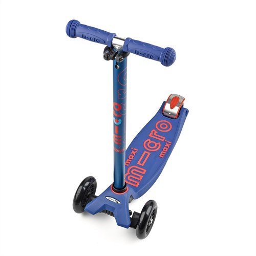 Micro Maxi kinderstep Deluxe blauw - verstelbaar en stabiel scooter-2