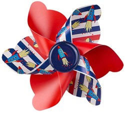 Micro step accessoire windmolen raket - kleurrijk scooter speelgoed