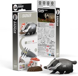 Eugy 3D puzzel - Das - knutselset voor kinderen en volwassenen