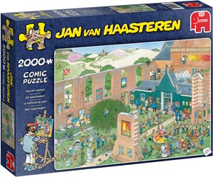 Jumbo puzzel Jan van Haasteren De Kunstmarkt - 2000 stukjes