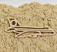 Grennn vliegtuig uitsteker - educatief speelgoed voor klei en zand
