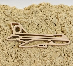 Grennn vliegtuig uitsteker - educatief speelgoed voor klei en zand