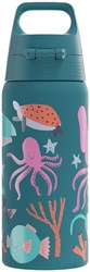 SIGG drinkfles Blue World 0,5l - kindvriendelijke waterfles multicolor