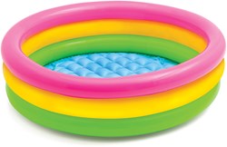 Intex babyzwembad opblaasbaar rond - 86 x 25 cm - multicolor