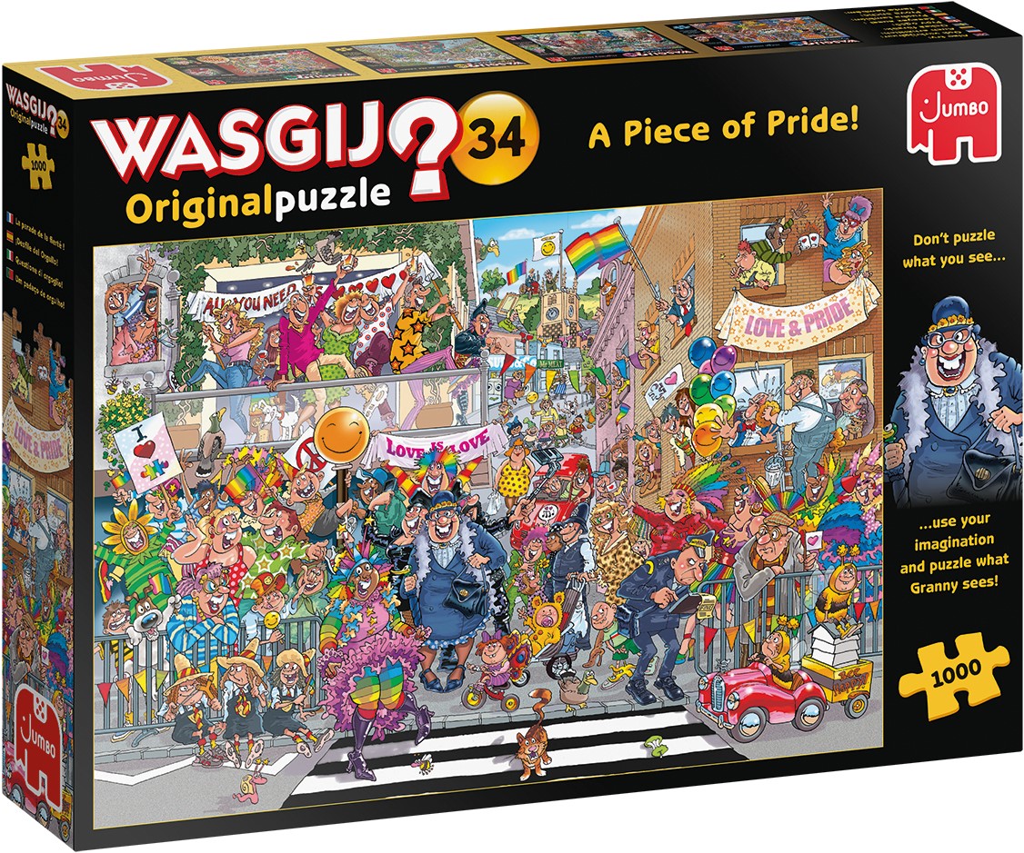 Jumbo puzzel Wasgij INT - Een stukje P