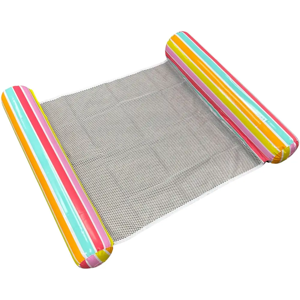 Swim Essentials opblaasbare zwembadmatras Rainbow Chill Hammock 116 cm