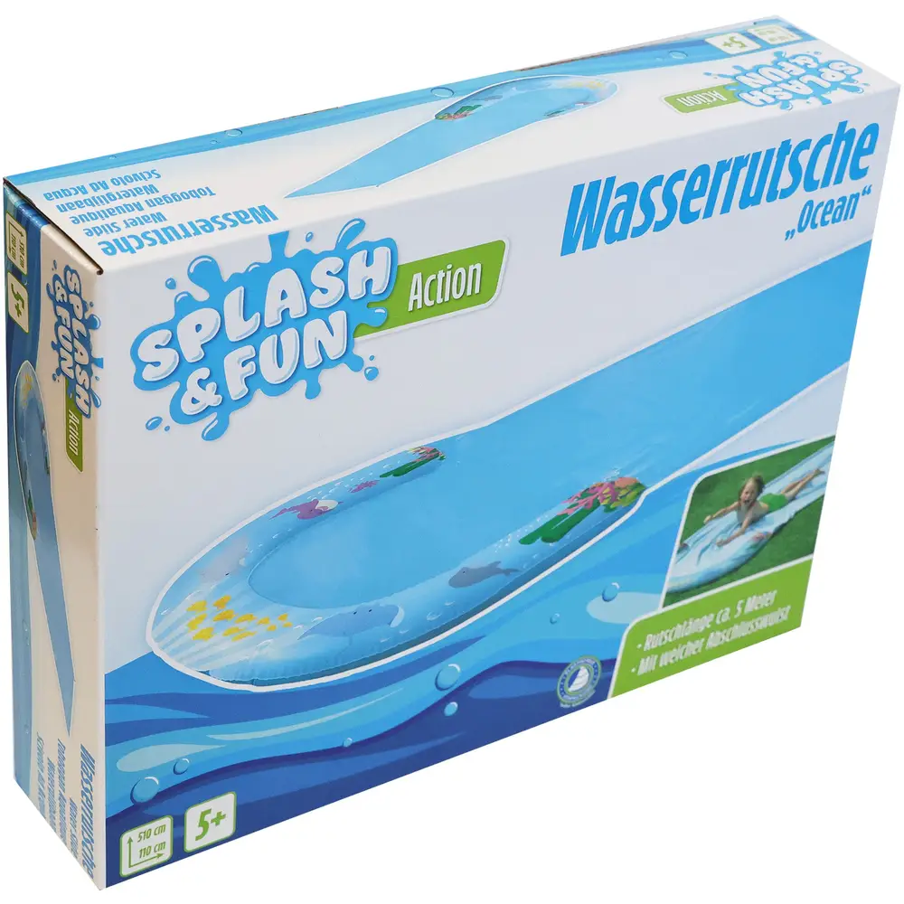 Vedes waterglijbaan Ocean 510x110 cm PVC kinderspeelgoed