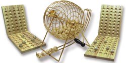Hot Games Bingomolen 24/18cm.meta.+75 bal+bord