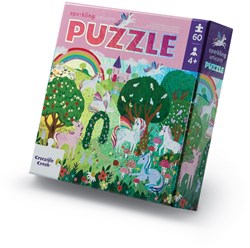 Crocodile Creek foil puzzel Sparkling Unicorn - 60 stukjes