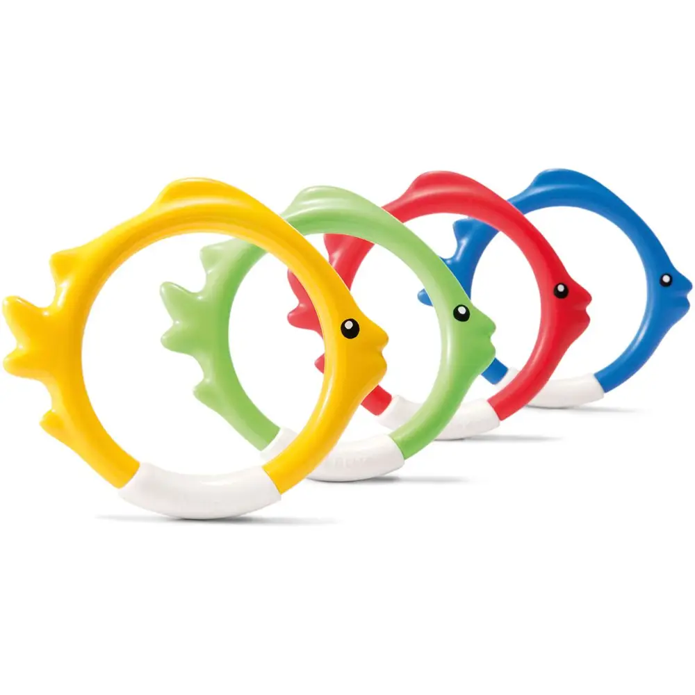Intex onderwater speelringen Fish Ring set - zwembad speelgoed duikringen