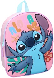 Stitch 3D Rugtas roze Disney kinderrugzak schooltas