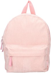 Pret Run Around rugzak roze kinderrugtas ribstof schooltas