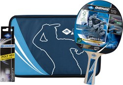 Schildkröt tafeltennis set Legends 700 met bat en 3 ITTF ballen