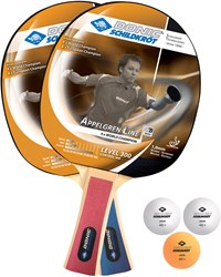 Tafeltennis set Appelgren 300 met batjes en ballen voor kinderen